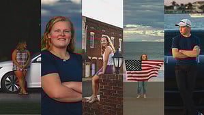 what unique themes define high school portraits today?